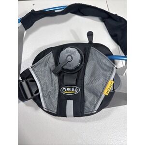 CamelBak Gray 45 oz 1.3 L Hydration Water‎ Pack Hip Lumbar Flashflo w/Bladder